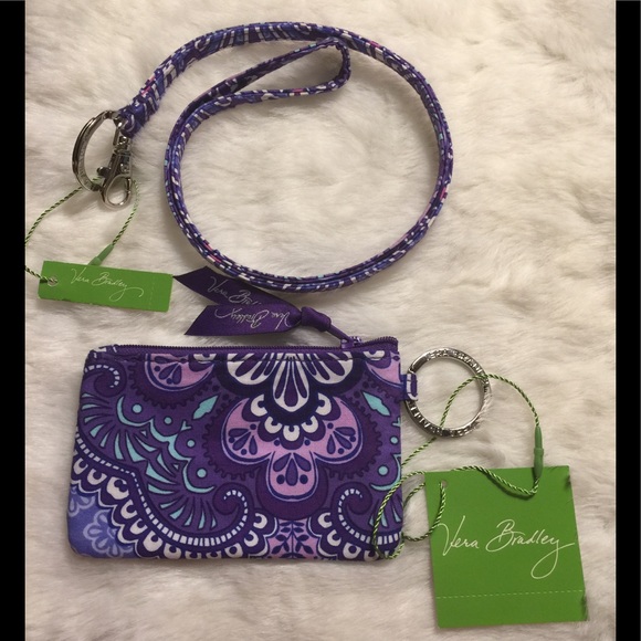 Vera Bradley Accessories - NWT VERA BRADLEY Zip ID Case and Lanyard Set